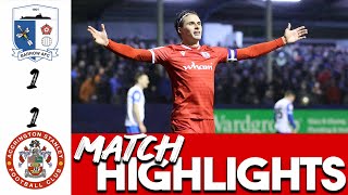 HIGHLIGHTS Barrow 11 Accrington Stanley [upl. by Ecyla138]