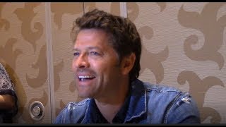 Supernatural  Misha Collins Interview Season 15 [upl. by Aikemahs288]