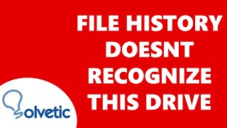 FILE HISTORY DOESNT RECOGNIZE THIS DRIVE Windows 11 ✅ NEW FIX ✅ [upl. by Yednarb]