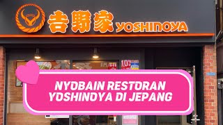 MAKAN SIANG DI RESTORAN YOSHINOYA JAPAN ‼️ yoshinoya restojepang [upl. by Alin]