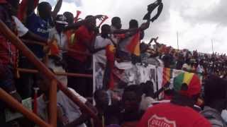 Ghana vs Egypt  Kumasi Jubilant Fans celebrating Black stars 6th goal [upl. by Aleehs734]