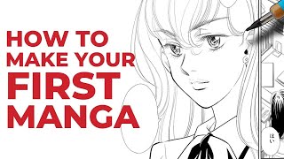 😳 How to Make your FIRST Manga  Beginner Mangaka Tutorial [upl. by Elder259]