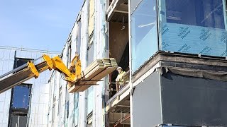 National Biologics Manufacturing Centre  Construction Time Lapse [upl. by Ark]