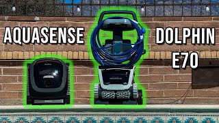 Beatbot AquaSense vs Dolphin E70 REVIEW  Which Robotic Pool Cleaner to choose [upl. by Aielam]