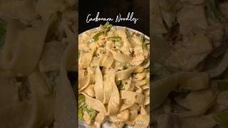 Carbonara Noodles Recipe noodles noodlesasmr noodleasmr noodlesrecipe noodlemachine [upl. by Tranquada]