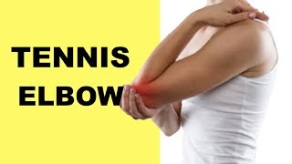 Tennis Elbow Tendonitis Exercises Lateral Epicondylitis and Rounded Shoulders [upl. by Browning207]