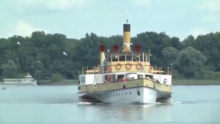 Chiemsee Prien Promenade mit Raddampfer und Dampflock [upl. by Aniraad]