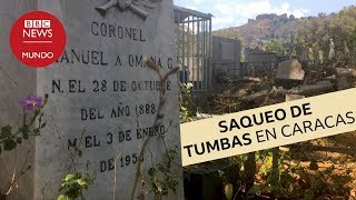 Crisis en Venezuela el cementerio donde casi todas las tumbas están profanadas [upl. by Elleinwad222]