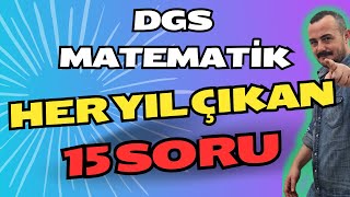 DGS Sınavında Her Yıl Gelen 15 Soru [upl. by Wedurn]