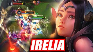 Wild Rift Irelia Gameplay in Season 12 Build amp Runes [upl. by Kulda]