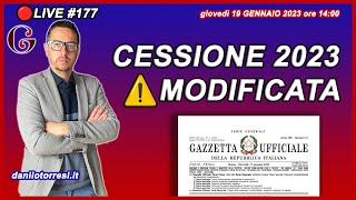 Bonus edilizi settembre 2023 scadenze cessione del credito e sconto in fattura [upl. by Mccready]