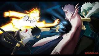 Obito Jinchuriki vs NarutoSasuke Minato y Tobirama FULL FIGTH AMV [upl. by Aerua]