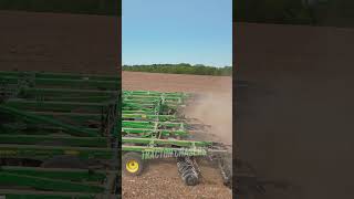 John Deere 9560RT disking with 2660VT farmequipment tractor [upl. by Lleon]