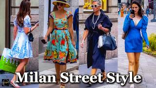 2024 Italian Street Style Fashion  Iconic Fashionable Summer Outfit amp Stylish Looks  Milan Italy [upl. by Noislla]