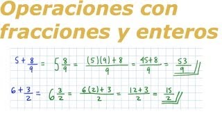 operaciones con numeros mixtos [upl. by Courtland]