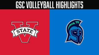 Valdosta State at West Florida  GSC Volleyball Highlights  Sept 24 2024 [upl. by Aissak]