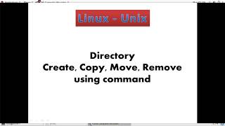 4 Linux  directory create copy move remove using quotmkdirquot commands [upl. by Eisseb]