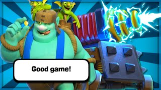 BEST Goblin Giant Sparky deck for ARENA 11 in Clash Royale  Electro Valley [upl. by Yusuk]