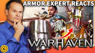 Weapon amp Armor Expert Reacts to Warhavens Arms amp Armor [upl. by Yniar]