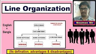 Line Organisation Structure  Definition advantages disadvantages and application [upl. by Reseda]