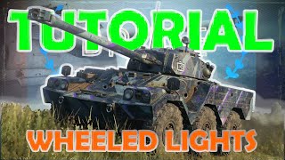 Wheeled Light Tanks Tutorial  10 GOLDEN tips on how to play wheeled lights  Wot with BRUCE [upl. by Nemrac552]