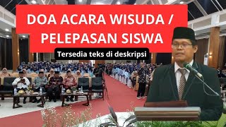 Doa acara wisudapelepasan siswa [upl. by Odlanyar]