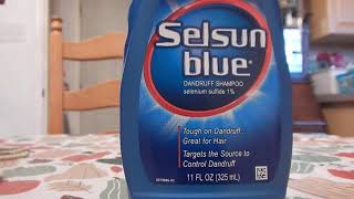 Selsun Blue Medicated Dandruff Shampoo REVIEW [upl. by Eeralih895]