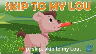 Skip To My Lou HD with lyrics  Nursery Rhymes by EFlashApps [upl. by Israeli]