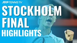 Denis Shapovalov Wins FirstEver ATP Title  Stockholm 2019 Final Highlights [upl. by Atil]