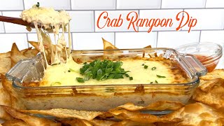 HOW TO MAKE CRAB RANGOON DIP WITH HOMEMADE WONTON CHIPS [upl. by Autumn]