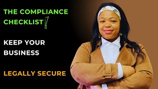 The Ultimate Compliance Checklist to keep your business legally secure [upl. by Cosette]