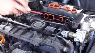 MK5 Golf GTI PCV valve replacement [upl. by Grim779]