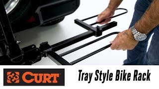 In the Garage™ with Total Truck Centers™ CURT Tray Style Bike Rack [upl. by Nebra425]