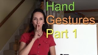 Hand Gestures 12  American Culture amp English Vocabulary [upl. by Mallory]