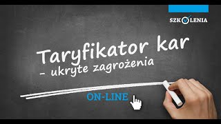 TARYFIKATOR KAR na podstawie ustawy o transporcie drogowym – ukryte zagrożenia [upl. by Esor]