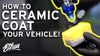 How to Ceramic Coat Your Car Yourself  Step by Step Guide for Beginners [upl. by Etteloiv]