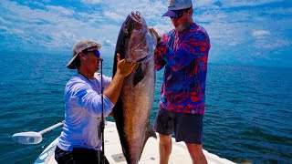 Offshore Fishing The Rigs For Giant Amberjack  Red Snapper [upl. by Blackman]