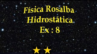 Física 2  Hidrostática  Densidade de misturas [upl. by Alaaj]