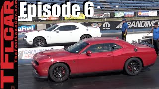 2016 Dodge Challenger Hellcat VS BMW M3 amp Motorcycle amp 392 HEMI Challenger Drag Race  Ep6 [upl. by Ayerf900]