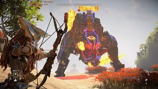 Horizon Forbidden West  Black Thunderjaw fight [upl. by Sinnelg]