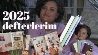 2025’te Kullanacağım Tüm Defterlerim 📔 2025 Journal ve Planlama Sistemim 💜 [upl. by Ahsiena]