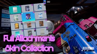 Full Attachments Skin Collection  Rainbow Six Siege [upl. by Tterag]