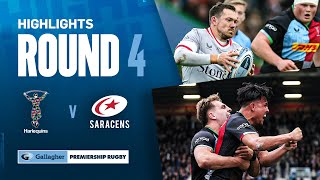 Harlequins v Saracens  HIGHLIGHTS  Heroic Defensive Display  Gallagher Premiership 202425 [upl. by Giralda]