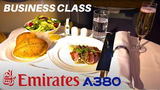 EMIRATES AIRBUS A380 Business Class  Seoul  Dubai  Flight Review [upl. by Drarrej]