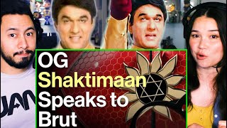 OG SHAKTIMAAN SPEAKS TO BRUT  Reaction  Mukesh Khanna  Brut India [upl. by Adeys825]