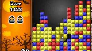 Bricks Breaking Scary Skulls  Flash Game  Casual Gameplay [upl. by Yot947]