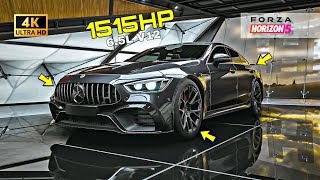 1515HP Mercedes AMG GT 63S Customization  Forza Horizon 5  Gameplay [upl. by Ateloj63]