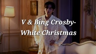 V amp Bing CrosbyWhite Christmas Easy lyrics [upl. by Ahseekan63]