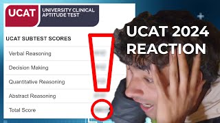 2024 UCAT Score Results Reaction  Marshel [upl. by Eutnoj563]