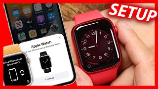 How To Setup The Apple Watch Series 8 With iPhone Beginners Guide [upl. by Preuss]